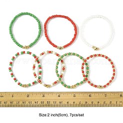 7 Stück Glasperlenarmbänder&nbsp;BJEW-FS00031