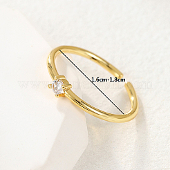 Solitärring mit Zirkonia&nbsp;ZV9742-01