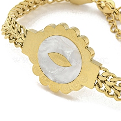 304 Edelstahl-Armbänder mit gedrehter Kette&nbsp;BJEW-Q339-03G