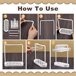Cintres miniatures en plastique pour vêtements de poupée&nbsp;DIY-WH0698-085