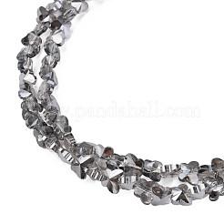 Placcare trasparente perle di vetro fili&nbsp;EGLA-N002-20A-F02