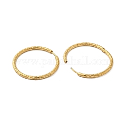 Orecchini ad anello in acciaio inossidabile 304 per donna&nbsp;EJEW-U020-12G
