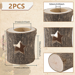 Stifthalter aus Holz&nbsp;DIY-WH0060-45B