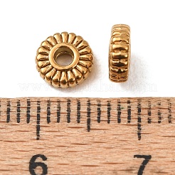 Perline distanziatrici in acciaio inossidabile 304&nbsp;STAS-L318-03G-02