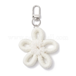 Polyester-Blumen-Anhänger Dekorationen&nbsp;HJEW-JM03961