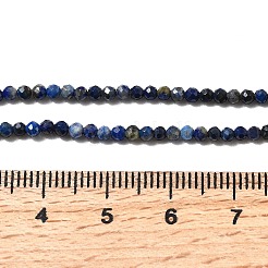 Natürlicher Lapislazuli Perlenstränge&nbsp;G-F509-14-2mm