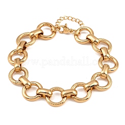 Gliederkettenarmbänder aus 304 Edelstahl für Damen&nbsp;BJEW-Z154-01G