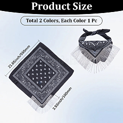2 bandana de cyclisme polyvalent pour femme&nbsp;OHAR-CY0001-21A