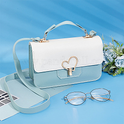 Diy pu leder geflochtene damen crossbody handtasche herstellung kits&nbsp;DIY-WH0349-209C