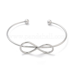 Manschettenarmreifen aus 304 Edelstahl&nbsp;BJEW-L682-032P