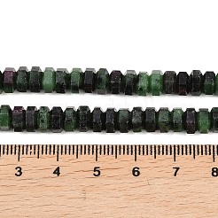 Natürliche Rubin in Zoisit Perlen Stränge&nbsp;G-G317-A21-3X6MM