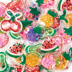 35 Stück 7 Stile PVC-Kunststoff-Cabochons&nbsp;KY-TA0001-43
