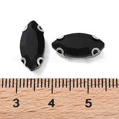 Ojo de caballo coser en rhinestone&nbsp;RGLA-L028-08F-02