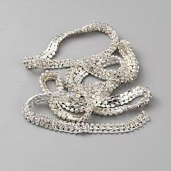 3 iarda di passamaneria in strass di vetro&nbsp;DIY-WH0671-320B