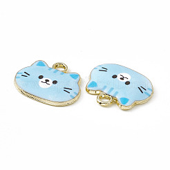 Pendentifs en alliage peint&nbsp;PALLOY-P288-02G-08