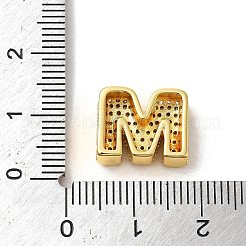 Breloques en laiton zircon cubique transparent&nbsp;ZIRC-C009-01G-M