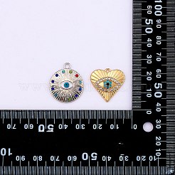 32 stücke 8 stil rack beschichtung legierung emaille anhänger&nbsp;FIND-SZ0006-02