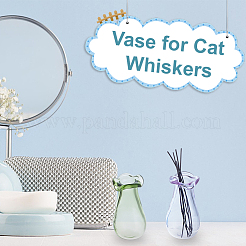 5 mini jarrón de vidrio de 5 colores.&nbsp;DIY-DR0001-79C