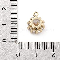 Ottone micro spianare pendenti zirconi&nbsp;X-KK-M306-08G