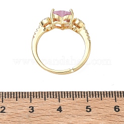 Verstellbarer Fingerring aus Messing für Damen&nbsp;CU-CBA7E55-05G