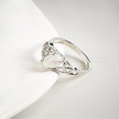 2 ovale Fingerringe aus Kunstharz.&nbsp;RJEW-LP0001-40