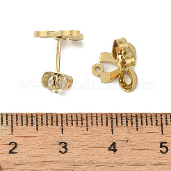 Accesorios para pendientes de acero inoxidable 304 con revestimiento iónico (IP)&nbsp;STAS-I206-03G