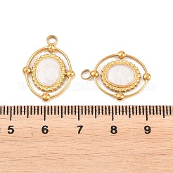 304 Edelstahl-Emaille-Anhänger&nbsp;STAS-K293-15G
