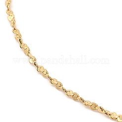 Collana a catena serpentina in acciaio inossidabile 304 per donna&nbsp;NJEW-G104-07G