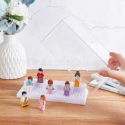 2-stöckige Vitrine für Minifiguren aus Acryl&nbsp;ODIS-WH0027-047B