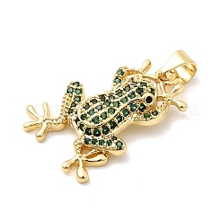 Colgante micropavé cubic zirconia de latón&nbsp;KK-H529-55B-G