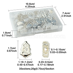 Fai da te albero di natale acrilico e plastica abs perle finte e perline di plastica ccb kit di reperti per la creazione di gioielli&nbsp;DIY-FS0007-80