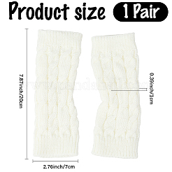 1 paio di guanti caldi senza dita in nylon&nbsp;AJEW-CY0002-22B