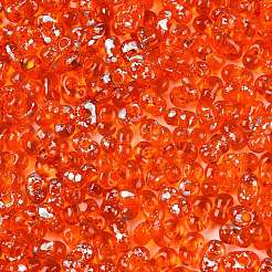 Perline di vetro dipinte a spruzzo picasso&nbsp;SEED-T006-04-24