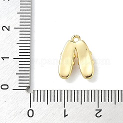 Pendentifs avec zircon cubiques à micro-pavés en laiton&nbsp;KK-P342-02G-01