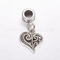 Tibetische Legierung europäische baumelnde Charms&nbsp;MPDL-J041-AS