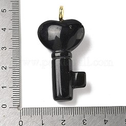 Natürlichen Obsidian Anhänger&nbsp;G-C274-05C