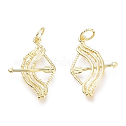 Messing Anhänger & Charms&nbsp;ZIRC-I048-03G