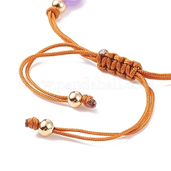 Braccialetto di perline intrecciate in resina malocchio&nbsp;BJEW-JB08413