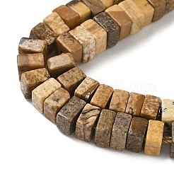 Natürliches Bild Jaspis Perlen Stränge&nbsp;G-I394-A01
