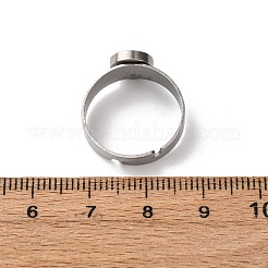Verstellbare Fingerringkomponenten aus Edelstahl 304&nbsp;STAS-F149-21P-H01
