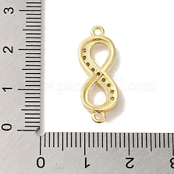 Gestellware Messing Micro Pave Zirkonia Verbinder&nbsp;KK-P267-23G-02