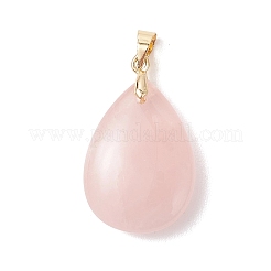 Pendentifs de quartz rose naturel&nbsp;PALLOY-JF04954