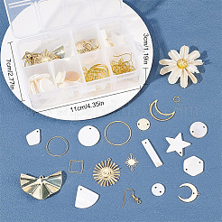 Kit de fabricación de aretes colgantes de geometría diy&nbsp;DIY-SC0020-47