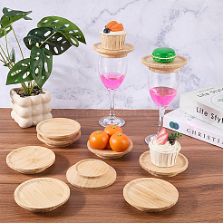Tapas de taza de bambú&nbsp;AJEW-WH0410-266B
