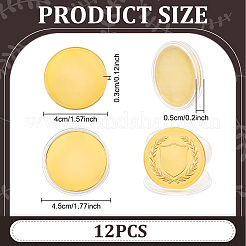 12 pièce commémorative vierge en fer&nbsp;AJEW-BC0011-02G