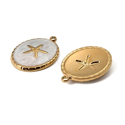 Pendentifs en acier inoxydable 304 émaillés&nbsp;STAS-I371-02G-02