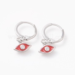 Orecchini a cerchio in ottone&nbsp;EJEW-I230-05P