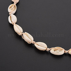 Halskette und Armband aus natürlichen Muschelperlen&nbsp;SJEW-T002-01