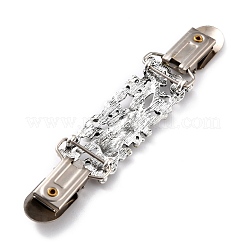 Vintage-Legierung mit Strass-Cardigan-Clips&nbsp;JEWB-B002-07AS
