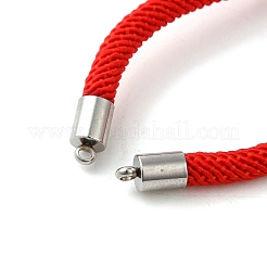 Fabrication de cordons milanais et de bracelets en acier inoxydable 304&nbsp;MAK-H004-01B-P02